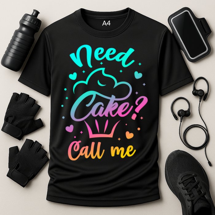 Need Cupcake? Call Me Funny Cupcake Maker Baking Chef Meaningful Gift Performance Shirt