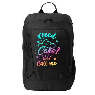 Need Cupcake? Call Me Funny Cupcake Maker Baking Chef Meaningful Gift City Backpack