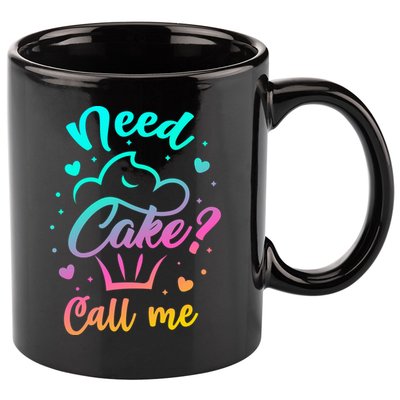 Need Cupcake? Call Me Funny Cupcake Maker Baking Chef Meaningful Gift 11oz C Handle Ceramic Mug