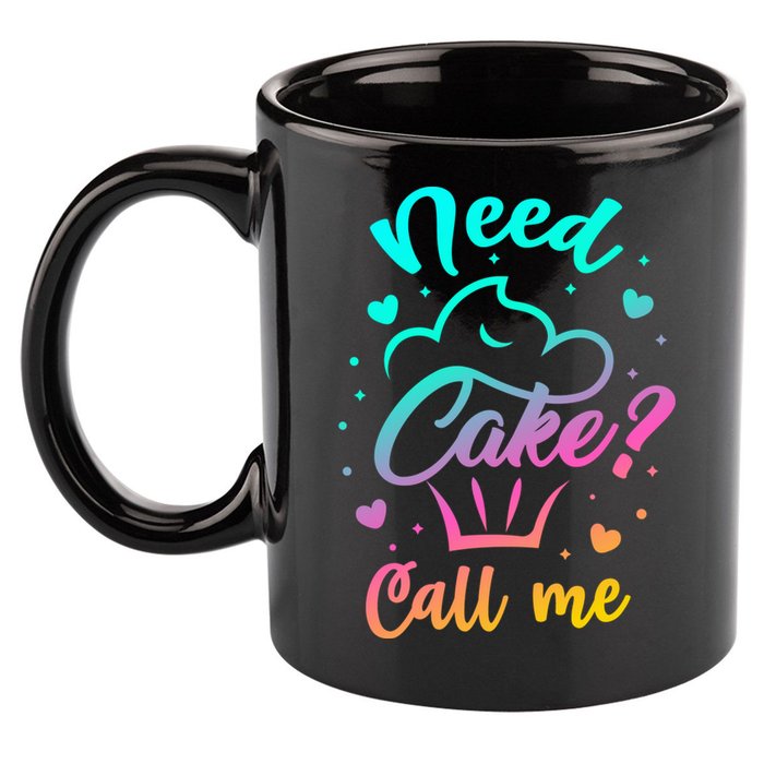 Need Cupcake? Call Me Funny Cupcake Maker Baking Chef Meaningful Gift 11oz C Handle Ceramic Mug