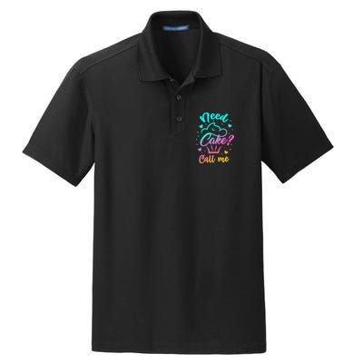Need Cupcake? Call Me Funny Cupcake Maker Baking Chef Meaningful Gift Dry Zone Grid Polo