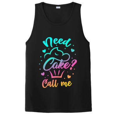 Need Cupcake? Call Me Funny Cupcake Maker Baking Chef Meaningful Gift PosiCharge Competitor Tank