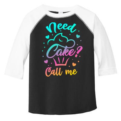 Need Cupcake? Call Me Funny Cupcake Maker Baking Chef Meaningful Gift Toddler Fine Jersey T-Shirt