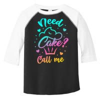 Need Cupcake? Call Me Funny Cupcake Maker Baking Chef Meaningful Gift Toddler Fine Jersey T-Shirt