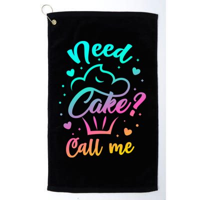 Need Cupcake? Call Me Funny Cupcake Maker Baking Chef Meaningful Gift Golf Towel