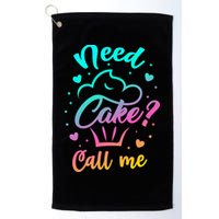 Need Cupcake? Call Me Funny Cupcake Maker Baking Chef Meaningful Gift Golf Towel
