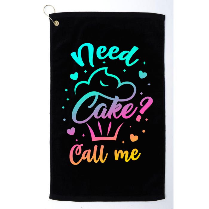 Need Cupcake? Call Me Funny Cupcake Maker Baking Chef Meaningful Gift Golf Towel