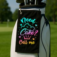 Need Cupcake? Call Me Funny Cupcake Maker Baking Chef Meaningful Gift Golf Towel