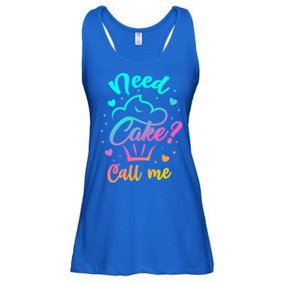 Need Cupcake? Call Me Funny Cupcake Maker Baking Chef Meaningful Gift Ladies Essential Flowy Tank
