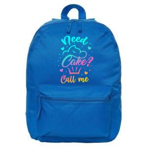 Need Cupcake? Call Me Funny Cupcake Maker Baking Chef Meaningful Gift 16 in Basic Backpack