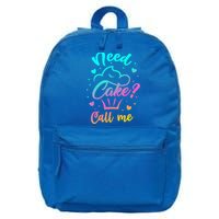 Need Cupcake? Call Me Funny Cupcake Maker Baking Chef Meaningful Gift 16 in Basic Backpack