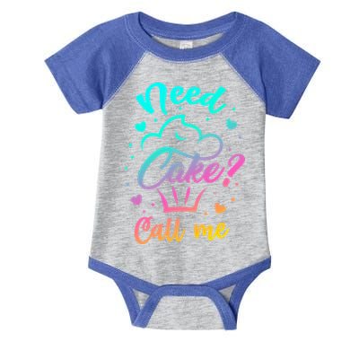 Need Cupcake? Call Me Funny Cupcake Maker Baking Chef Meaningful Gift Infant Baby Jersey Bodysuit