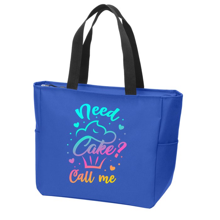 Need Cupcake? Call Me Funny Cupcake Maker Baking Chef Meaningful Gift Zip Tote Bag