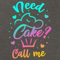 Need Cupcake? Call Me Funny Cupcake Maker Baking Chef Meaningful Gift Cotton Canvas Backpack