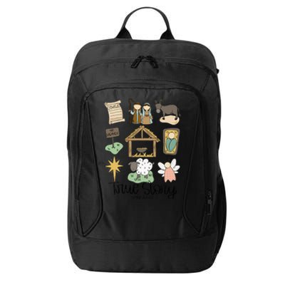 Nativity Christian Christmas Xmas True Story Manger City Backpack