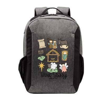 Nativity Christian Christmas Xmas True Story Manger Vector Backpack