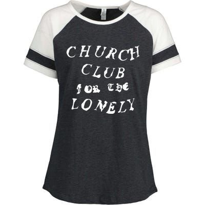 Nessabarrett Church Club Pink Enza Ladies Jersey Colorblock Tee