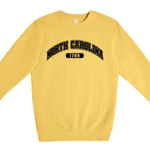 North Carolina Collegiate Style 1789 Premium Crewneck Sweatshirt