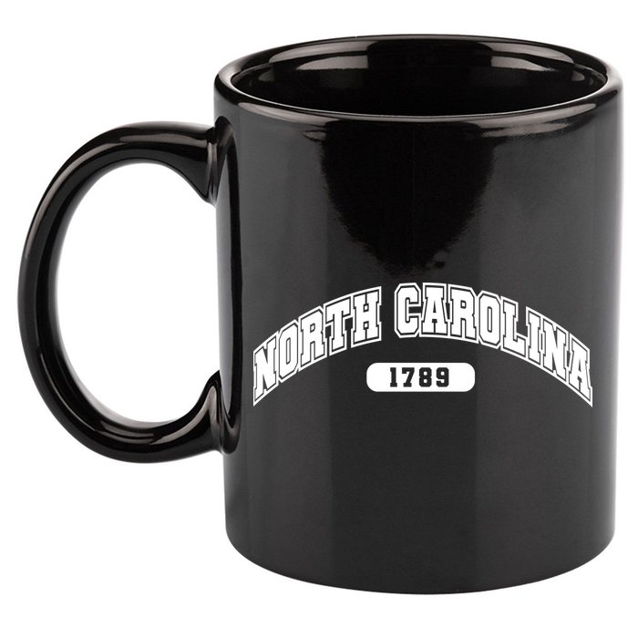 North Carolina Collegiate Style 1789 11oz C Handle Ceramic Mug