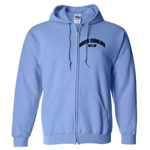 North Carolina Collegiate Style 1789 Full Zip Hoodie