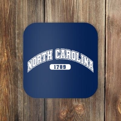 North Carolina Collegiate Style 1789 Coaster