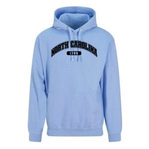 North Carolina Collegiate Style 1789 Unisex Surf Hoodie