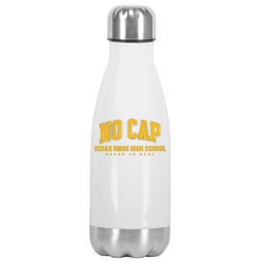 No Cap Cedar Ridge High School Keepin It Real Stainless Steel Insulated Water Bottle