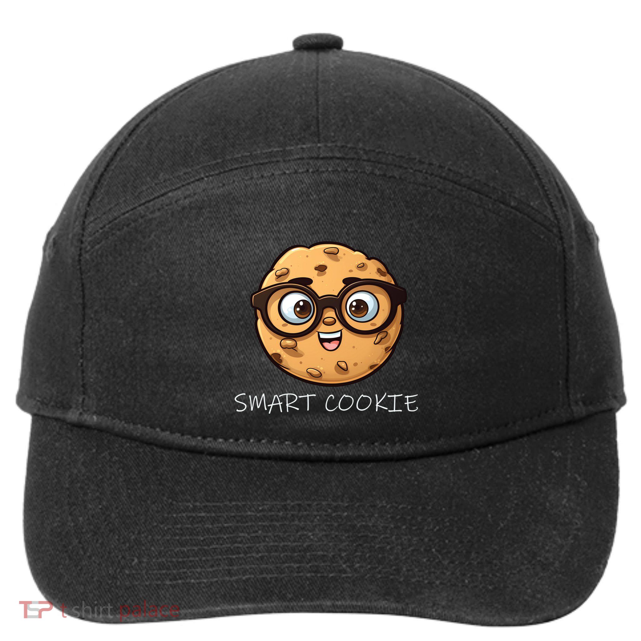 National Chocolate Chip Cookie Day Funny Smart Cookie Gift 7-Panel Snapback Hat