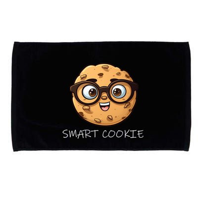 National Chocolate Chip Cookie Day Funny Smart Cookie Gift Microfiber Hand Towel