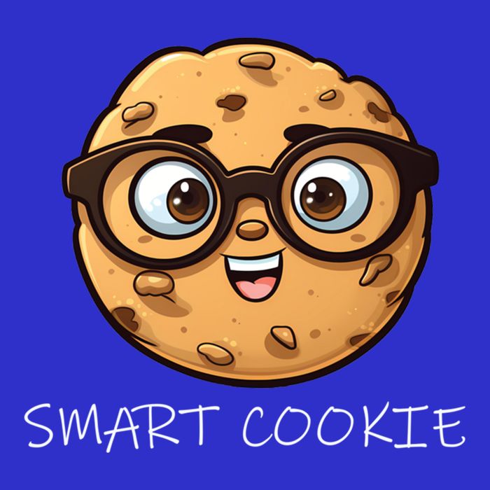 National Chocolate Chip Cookie Day Funny Smart Cookie Gift Button
