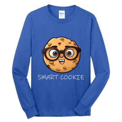 National Chocolate Chip Cookie Day Funny Smart Cookie Gift Tall Long Sleeve T-Shirt