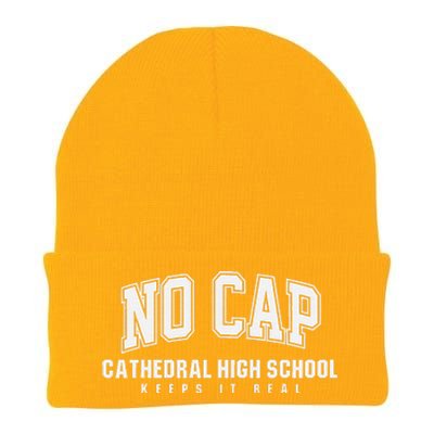 No Cap Cathedral High School Keepin It Real Knit Cap Winter Beanie