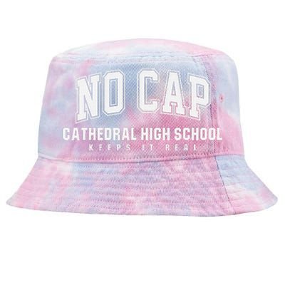 No Cap Cathedral High School Keepin It Real Tie-Dyed Bucket Hat