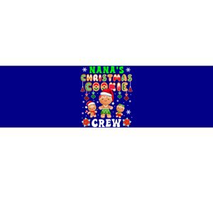 NanaS Christmas Cookie Three Santa Gingerbreads Family Great Gift Bumper Sticker