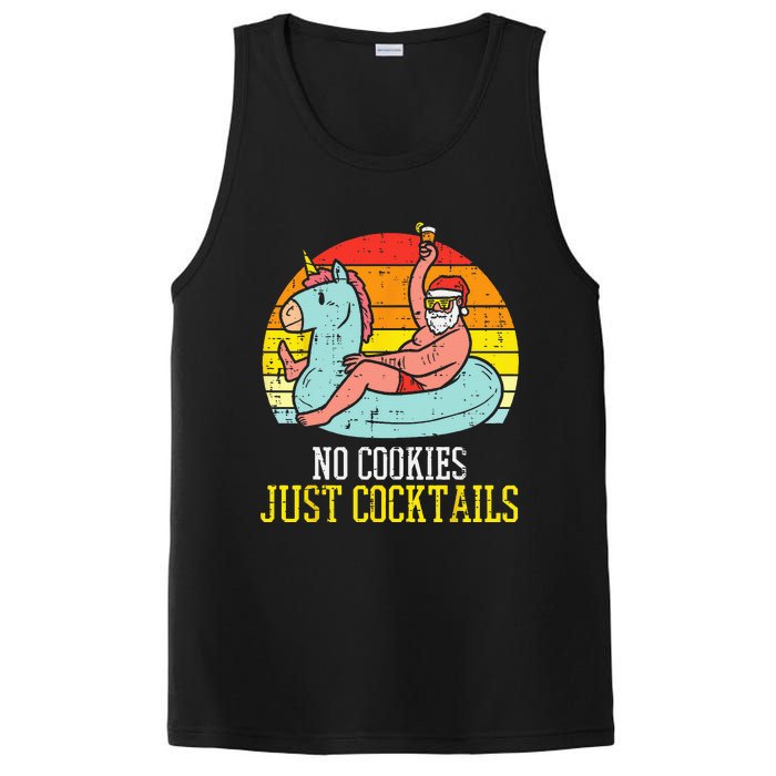 No Cookies Cocktails Santa Summer Christmas In July Xmas PosiCharge Competitor Tank