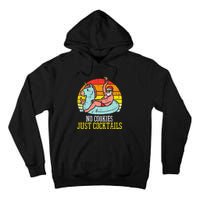 No Cookies Cocktails Santa Summer Christmas In July Xmas Tall Hoodie