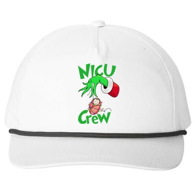 Nicu Crew Christmas Nicu Nurse Nursing Assistant Snapback Five-Panel Rope Hat