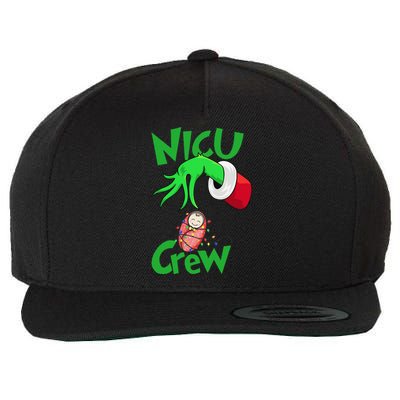 Nicu Crew Christmas Nicu Nurse Nursing Assistant Wool Snapback Cap