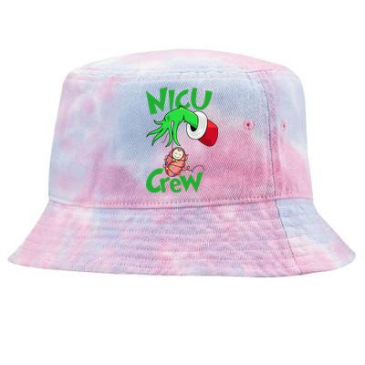 Nicu Crew Christmas Nicu Nurse Nursing Assistant Tie-Dyed Bucket Hat