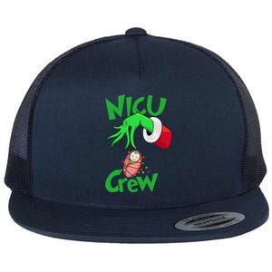 Nicu Crew Christmas Nicu Nurse Nursing Assistant Flat Bill Trucker Hat