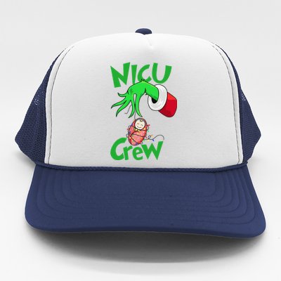 Nicu Crew Christmas Nicu Nurse Nursing Assistant Trucker Hat