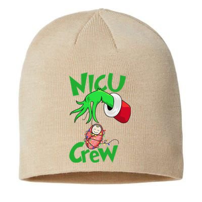 Nicu Crew Christmas Nicu Nurse Nursing Assistant Sustainable Beanie