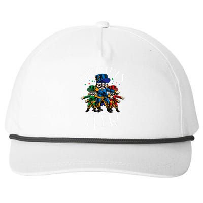 Nutcracker Christmas Crew Flossing Snapback Five-Panel Rope Hat