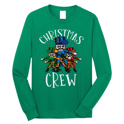 Nutcracker Christmas Crew Flossing Long Sleeve Shirt