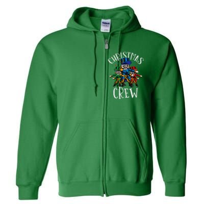 Nutcracker Christmas Crew Flossing Full Zip Hoodie