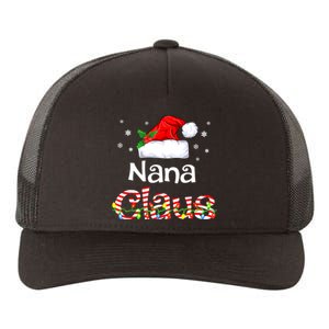 Nana Claus Christmas Family Matching Xmas Light Tree Yupoong Adult 5-Panel Trucker Hat