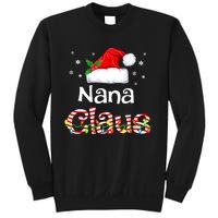 Nana Claus Christmas Family Matching Xmas Light Tree Sweatshirt