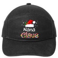 Nana Claus Christmas Family Matching Xmas Light Tree 7-Panel Snapback Hat