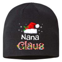 Nana Claus Christmas Family Matching Xmas Light Tree Sustainable Beanie