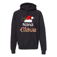 Nana Claus Christmas Family Matching Xmas Light Tree Premium Hoodie